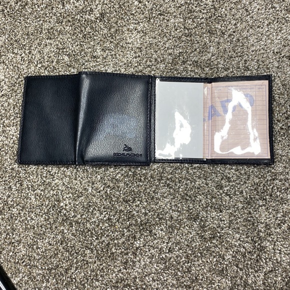 RIDALMODA Bifold BLACK Wallet with Flap - Picture 7 of 9